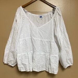 Old Navy Tiered Blouse NWOT